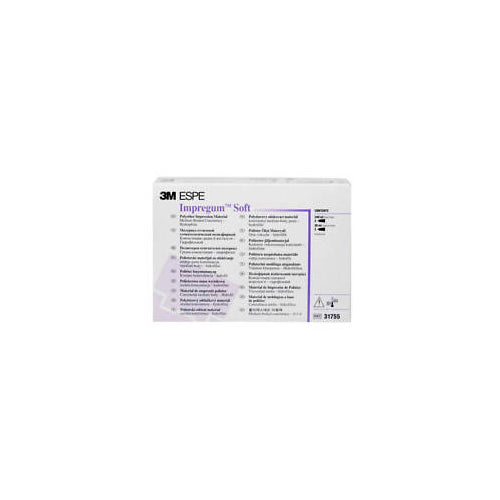 3M ESPE 31785 Impregum Garant Soft Polyether Tray Material Medium Body Mint 4/Pk 3M ESPE 31785 Impregum Garant Soft Polyether Tray Material Medium Body Mint 4/Pk